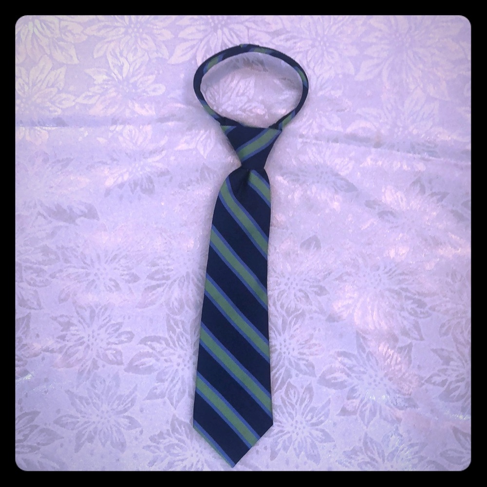 Blue and Green Talbots Kids Boy’s Tie